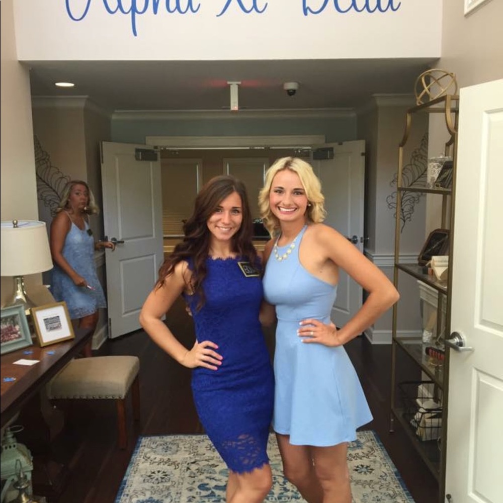 Light blue lulus dress